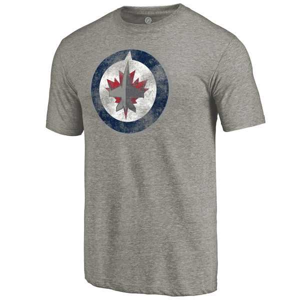 Men's Winnipeg Jets Distressed Team Logo Tri Blend T-Shirt Ash FengYun,We sell and wholesale Men's Winnipeg Jets Distressed Team Logo Tri Blend T-Shirt Ash FengYun on line form chian!